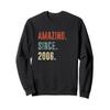 Vintage 2006 19th Birthday Idea for amazing since 2006 Sweatshirt view 1