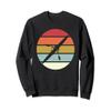 Single Scull Rowing Retro Sunset - Rower Sports Gift Sweatshirt view 1