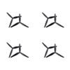 8PCS HQProp 7X4.5X3 Black (4CW+4CCW) for MacroQuad view 1