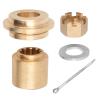 Qiclear Upgrade Propeller Installation Hardware Kits fit 25-30hp Yamaha Outboard Moto Propellers,Thrust Washer/Spacer/Washer/Nut/Cotter Pin Included view 2