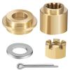 Qiclear Upgrade Propeller Installation Hardware Kits fit 25-30hp Yamaha Outboard Moto Propellers,Thrust Washer/Spacer/Washer/Nut/Cotter Pin Included view 3