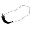Traditional Wooden Spout Genuine Buffalo Gun Powder Horn Vintage Muzzleloader view 1