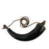 Traditional Wooden Spout Genuine Buffalo Gun Powder Horn Vintage Muzzleloader view 2