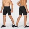 Yuerlian Compression Shorts Men with Pocket Spandex Sport Shorts Athletic Workout Running Performance Baselayer Underwear 3 Packs view 3
