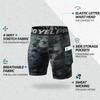 Yuerlian Compression Shorts Men with Pocket Spandex Sport Shorts Athletic Workout Running Performance Baselayer Underwear 3 Packs view 4