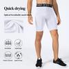 Yuerlian Compression Shorts Men with Pocket Spandex Sport Shorts Athletic Workout Running Performance Baselayer Underwear 1 Packs view 4