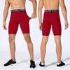 Yuerlian Compression Shorts Men with Pocket Spandex Sport Shorts Athletic Workout Running Performance Baselayer Underwear 3 Packs view 2