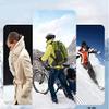 Aisemny 3-in-1 Cold Weather Half Face Cover with Earmuffs, Reusable Windproof Outdoor Cotton Face_Mask for Men Women (black) view 4