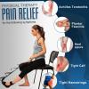 Foot and Calf Stretcher for Plantar Fasciitis, Achilles Tendonitis, Heel Spurs, Drop Foot. Yoga Stretching Strap for Leg, Thigh and Hamstring (Black) view 2