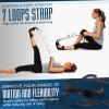 Foot and Calf Stretcher for Plantar Fasciitis, Achilles Tendonitis, Heel Spurs, Drop Foot. Yoga Stretching Strap for Leg, Thigh and Hamstring (Black) view 3