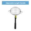 Anbt Ball Collector Ball Picker Upper for Tennis Padel Baseball Softball Adjustable Length Handle Durable Steel view 3