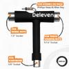 Deleven Skate Tool All-in-One Lightweight Portable Skateboard Tool - T Tool with Allen Wrench, Phillips Head Screwdriver - Adjust Roller Skates, Longboards, Skateboards, Quads, Wheels, Trucks, Kingpin view 2