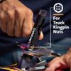 Deleven Skate Tool All-in-One Lightweight Portable Skateboard Tool - T Tool with Allen Wrench, Phillips Head Screwdriver - Adjust Roller Skates, Longboards, Skateboards, Quads, Wheels, Trucks, Kingpin view 4