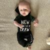 HINTINA Infant Baby Boys Spring Summer Clothes New To The Crew Camouflage Camo Hoodie Bodysuit Pants Outfits Set 3-6 Months view 3