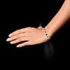 Frienemy Presents Precious-Moments Sterling Silver Jewellery Cubic-Zirconia Sliding Bolo Bracelet for Women #Frienemy-118 view 2