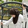 Mu Lan Legend Nur Denim Hijab | One Piece Girls Head Scarf | Launched for Winter Cover (Deep Brown) view 4