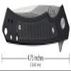 Case XX WR Pocket Knife Marilla EDC, S35VN Drop Point Blade, Black Anodized Aluminum Handle W/Clip #25880 (MARILLA) 4 3/4" Inches Closed view 2