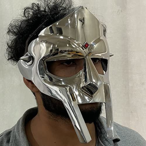 Antique Collection Special Order MF DOOM Mask Mad-villain Mild Steel Face Armour Medieval Hand-Forged Doom mask Tribute to MF Doom!