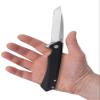 Case XX WR Pocket Knife Kinzua EDC, S35VN Tanto Blade, Black Anodized Aluminum Handle W/Clip #64665 (KINZUA) 4 3/4" Inches Closed view 4