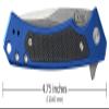 Case XX WR Pocket Knife Marilla EDC, S35VN Drop Point Blade, Blue Anodized Aluminum Handle W/Clip #25882 (MARILLA) 4 3/4" Inches Closed view 2