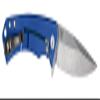 Case XX WR Pocket Knife Marilla EDC, S35VN Drop Point Blade, Blue Anodized Aluminum Handle W/Clip #25882 (MARILLA) 4 3/4" Inches Closed view 4