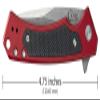 Case XX WR Pocket Knife Marilla EDC, S35VN Drop Point Blade, Red Anodized Aluminum Handle W/Clip #25881 (MARILLA) 4 3/4" Inches Closed view 2