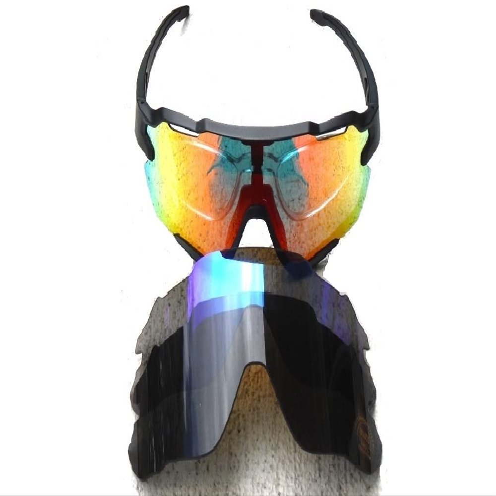 GALAXY Mountain Baseball Cycling Fishing Golfing Sport Bike Motorcycle Sunglasses -100% UVab Protection With 3 Color Lenses