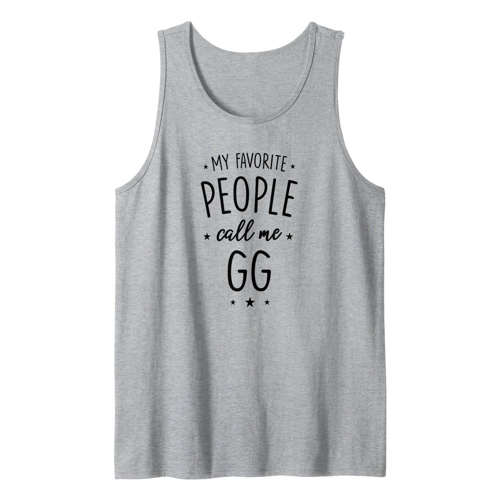 GG Style: My Favorite People Call Me GG Tank Top