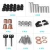 10L0L Deluxe Golf Cart Front King Pin Repair Kit for Club Car DS Gas & Electric Models 1993-UP Kingpin Spindle Bushing Kits view 4