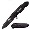 Blue Steel Perfect Personalized Engraved Pocket Knife For Everyday Carry - Perfect Valentines Gift for Boyfriend Husband Anniversary Birthday MT-927PK (Black) view 1