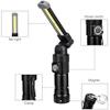 Sxdthy Camping Lantern Rechargeable, USB Rechargeable LED Camping Light, Multifunctional Camping Flashlight, Portable Waterproof Magnetic view 3
