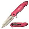 Blue Steel Perfect Personalized Engraved Pocket Knife For Everyday Carry - Perfect Valentines Gift for Boyfriend Husband Anniversary Birthday Color Code- MT-927PK view 1
