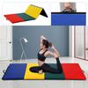 Gymnastics Mat for Kids 4 Panel Folding Exercise Mats Tumbling Mat with Carrying Handles 2 Inches Lightweight Thick Wrestling Mats Gym Mat Gymnastic Indoor/Outdoor Gymnastics Equipment view 1