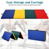 Gymnastics Mat for Kids 4 Panel Folding Exercise Mats Tumbling Mat with Carrying Handles 2 Inches Lightweight Thick Wrestling Mats Gym Mat Gymnastic Indoor/Outdoor Gymnastics Equipment view 3
