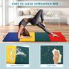 Gymnastics Mat for Kids 4 Panel Folding Exercise Mats Tumbling Mat with Carrying Handles 2 Inches Lightweight Thick Wrestling Mats Gym Mat Gymnastic Indoor/Outdoor Gymnastics Equipment view 4