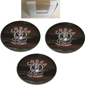 BuyBocceBalls - EPCO Duckpin Bowling Balls - (4 3/4 inch- 3lbs. 8oz.) - Pack of 3 - Cobra Pro Rubber - Camouflage - Made in USA