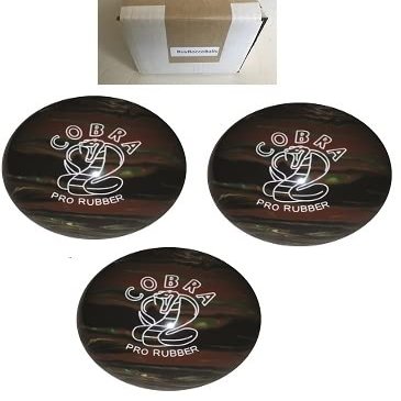 BuyBocceBalls - EPCO Duckpin Bowling Balls - (4 3/4 inch- 3lbs. 8oz.) - Pack of 3 - Cobra Pro Rubber - Camouflage - Made in USA