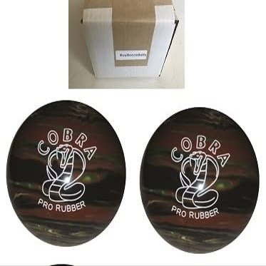BuyBocceBalls - EPCO Duckpin Bowling Balls - (4 3/4 inch- 3lbs. 10oz.) - Pack of 2 - Cobra Pro Rubber - Camouflage - Made in USA