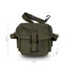 M1956 M1961 Equipment Vietnam War Equipment Replica WW2 US Army Korean War1956 Short Pouch 1956 Bag Kettle Belt Straps view 3