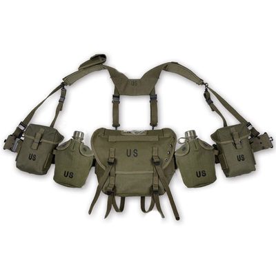 M1956 M1961 Equipment Vietnam War Equipment Replica WW2 US Army Korean War1956 Long Pouch 1956 Bag Kettle Belt Straps