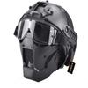 Tactical Fast Helmet Air Gun Steel Mesh Protective Mask and Goggles, for Hunting Paintball CS Game BB Gun Shooting view 1