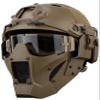 Tactical Fast Helmet Air Gun Steel Mesh Protective Mask and Goggles, for Hunting Paintball CS Game BB Gun Shooting view 2