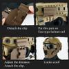 Tactical Fast Helmet Air Gun Steel Mesh Protective Mask and Goggles, for Hunting Paintball CS Game BB Gun Shooting view 4