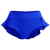 Women Sexy Yoga Ruffle Booty Shorts High Waist Pole Dance Disco Cheeky Bottoms Workout Exercise Active Butt Lifting Sports Fitness Biker Leggings Hot Pants Festival Rave Outfit Royal Blue Large view 4