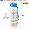 64HYDRO 32oz 1Liter Motivational Water Bottle with Time Marker, Faith Pray Tie Dye Christian Gifts Design - HLMZ1305002Z view 3