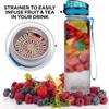 64HYDRO 32oz 1Liter Motivational Water Bottle with Time Marker, Faith Pray Tie Dye Christian Gifts Design - HLMZ1305002Z view 4
