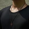 RWQIAN Baseball Necklace for Men Baseball Number Pendant Necklace Stainless Steel Men Baseball Cross Necklace and Number 23 Chain Set Jewelry Gift view 3