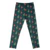 Moggemol Kids Girls Leopard Print Stitching Stretchy Leggings Gymnastics Ballet Dance Tights Sports Pants Green 6 view 3