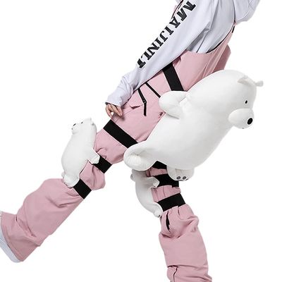 Kelendle Ski Protective Gear Set Cute 3D Knee Padded Protector Hip Protection Butt Pad for Adult Kids Tailbone Protector for Skiing Skating Snowboarding Outdoor Winter White Bear Small
