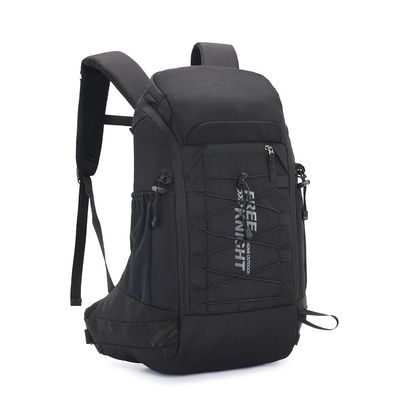 Bseash 40L Waterproof Hiking Camping Backpack with Rain Cover, Outdoor Sport Travel Daypack Rucksack for Skiing Cycling (Black)